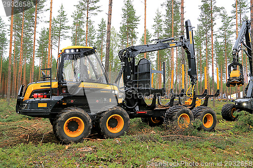 Image of Ponsse Wisent Forwarder in a Work Demo