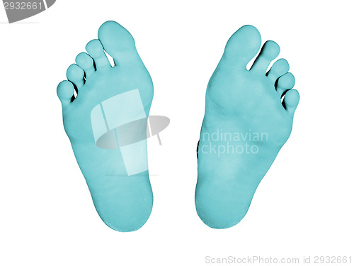 Image of Feet isolated