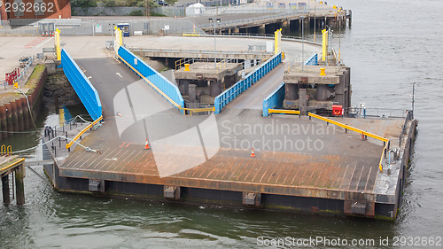 Image of Empty pier on a shipyard