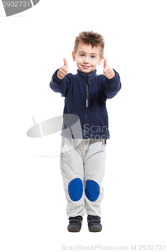 Image of Cheerful little boy