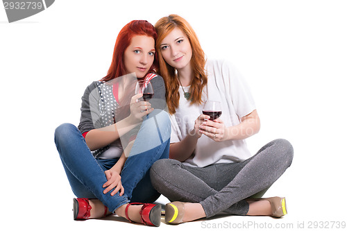 Image of Two redhead women