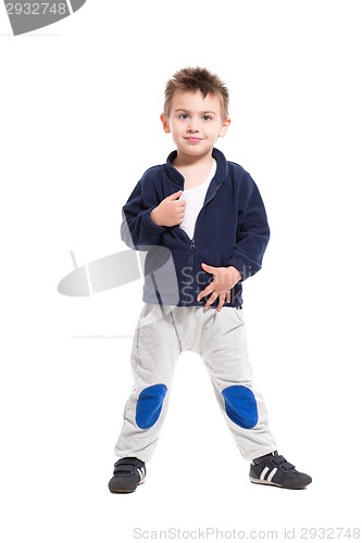 Image of Playful little boy