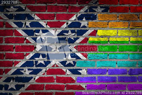 Image of Dark brick wall - LGBT rights - 
