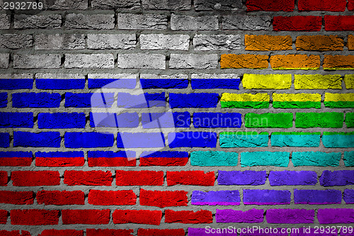 Image of Dark brick wall - LGBT rights - 