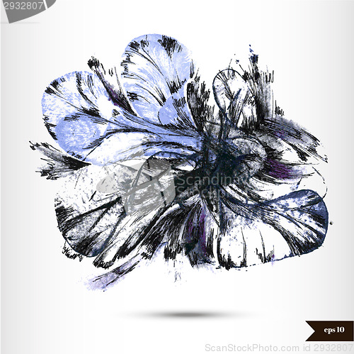 Image of Abstract hand drawn watercolor background.