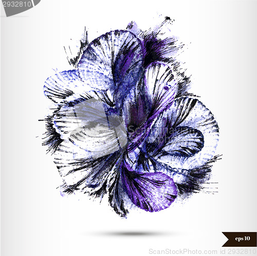 Image of Abstract hand drawn watercolor background.