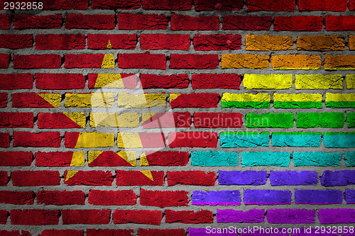 Image of Dark brick wall - LGBT rights - Vietnam