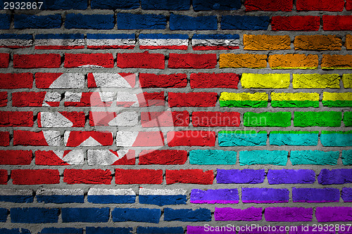 Image of Dark brick wall - LGBT rights - North Korea