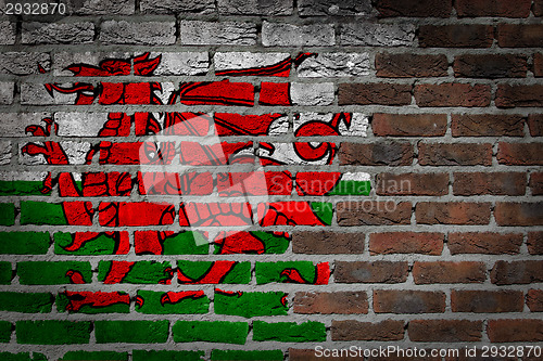 Image of Dark brick wall - Wales