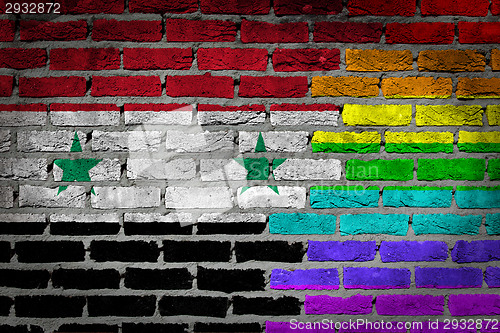 Image of Dark brick wall - LGBT rights - Syria