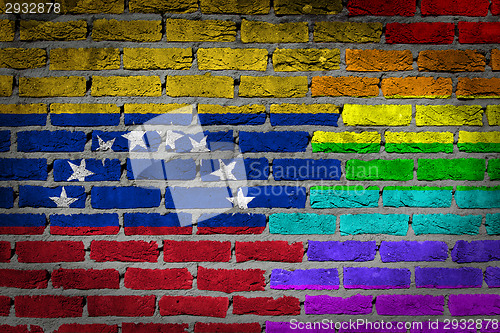 Image of Dark brick wall - LGBT rights - Venezuela