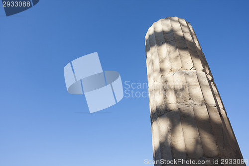 Image of Column of Temple of Athena Nike in Acropolis