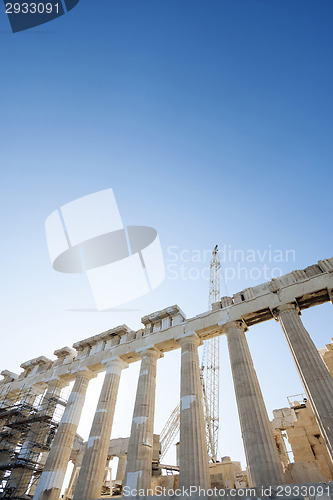 Image of Reconstruction work on Parthenon