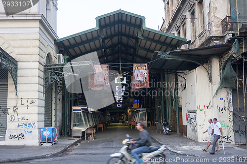 Image of Empty market place in Athens