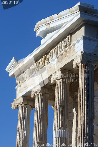 Image of Temple Athena Nike on Acropolis of Athens