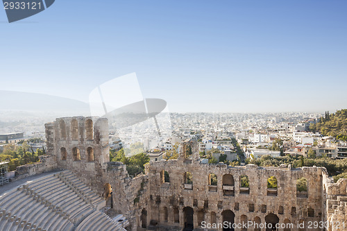 Image of Odeon of Herodes Atticus in Acropolis of Athens