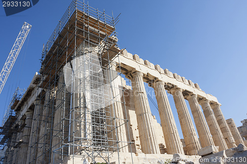 Image of Reconstruction of Parthenon in Athens