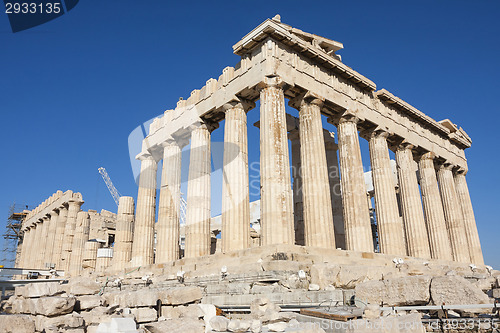 Image of Reconstruction of Parthenon in Greece