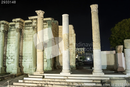 Image of Columns of Hadrian Library 