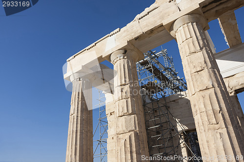 Image of Reconstruction of Temple Athena Nike in Acropolis