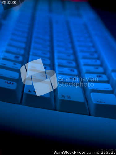 Image of Keyboard in Blue