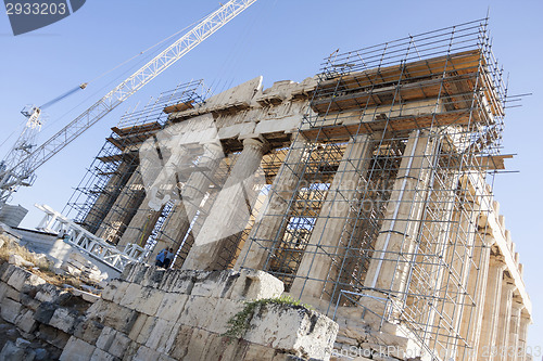 Image of Reconstruction of Parthenon temple 