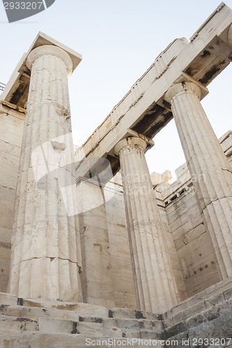 Image of Columns in Temple of Athena Nike 