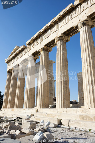 Image of Columns of Parthenon temple 