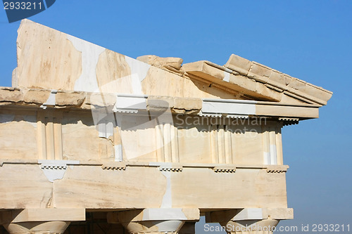 Image of Temple of Athena Nike reconstruction work
