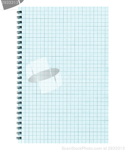 Image of Blank notebook page