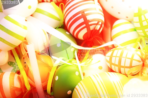 Image of easter eggs