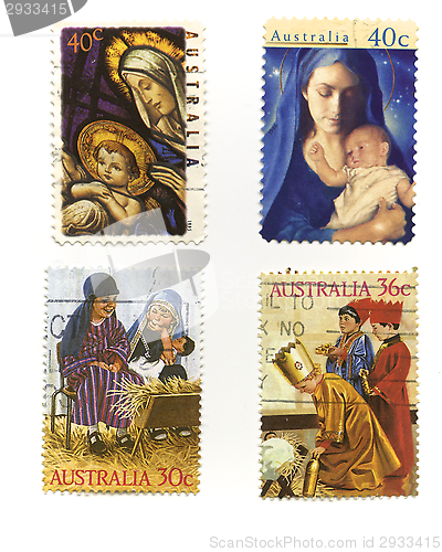 Image of Christmas Stamps