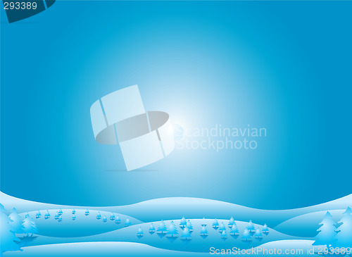 Image of snowy christmas cold