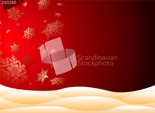 Image of snowy christmas