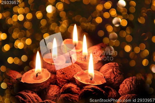 Image of christmas candles