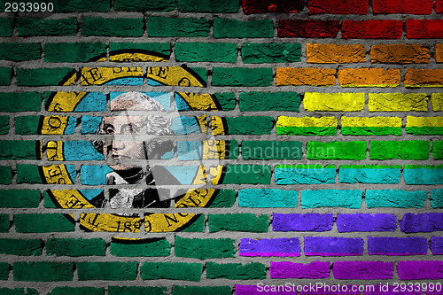 Image of Dark brick wall - LGBT rights - Washington