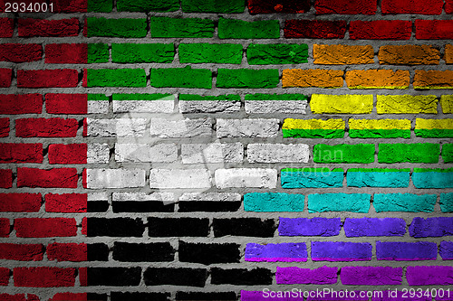 Image of Dark brick wall - LGBT rights - UAE