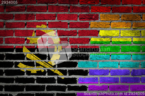 Image of Dark brick wall - LGBT rights - Angola
