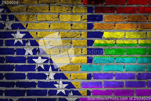 Image of Dark brick wall - LGBT rights - Bosnia and Herzegovina