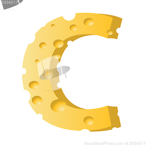 Image of cheese letter C