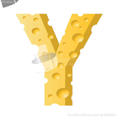 Image of cheese letter Y