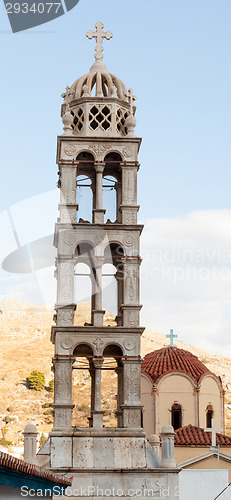 Image of Hydra cathedral bell tower