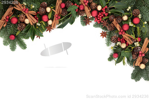 Image of Festive Christmas Border