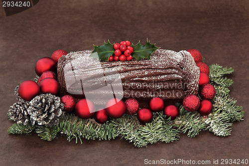 Image of Chocolate Yule Log