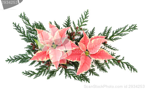Image of Poinsettia Flower Decoration