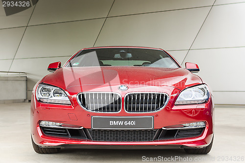 Image of New modern model of BMW 640i exclusive business sedan