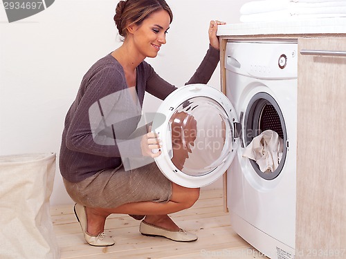 Image of Housework of young woman