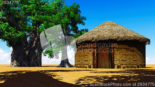 Image of African village
