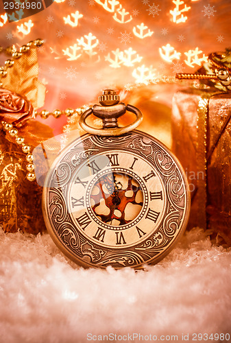 Image of Christmas pocket watch