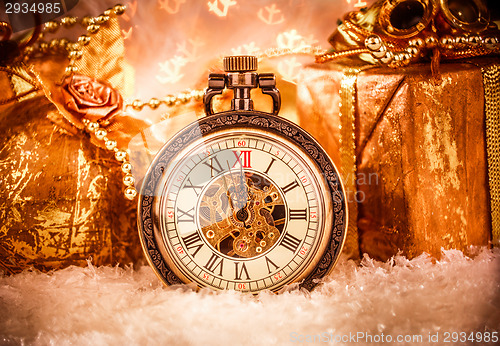 Image of Christmas pocket watch